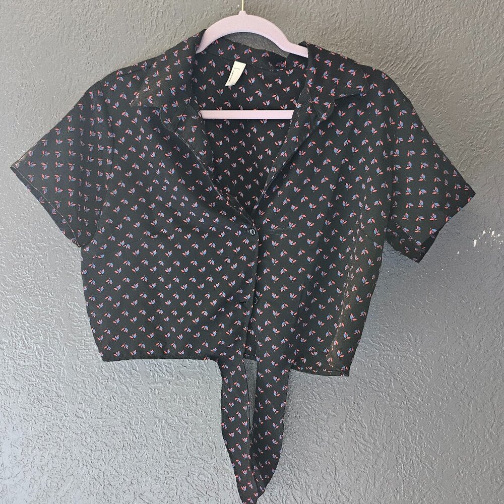 American Apparel Crop Top Tie